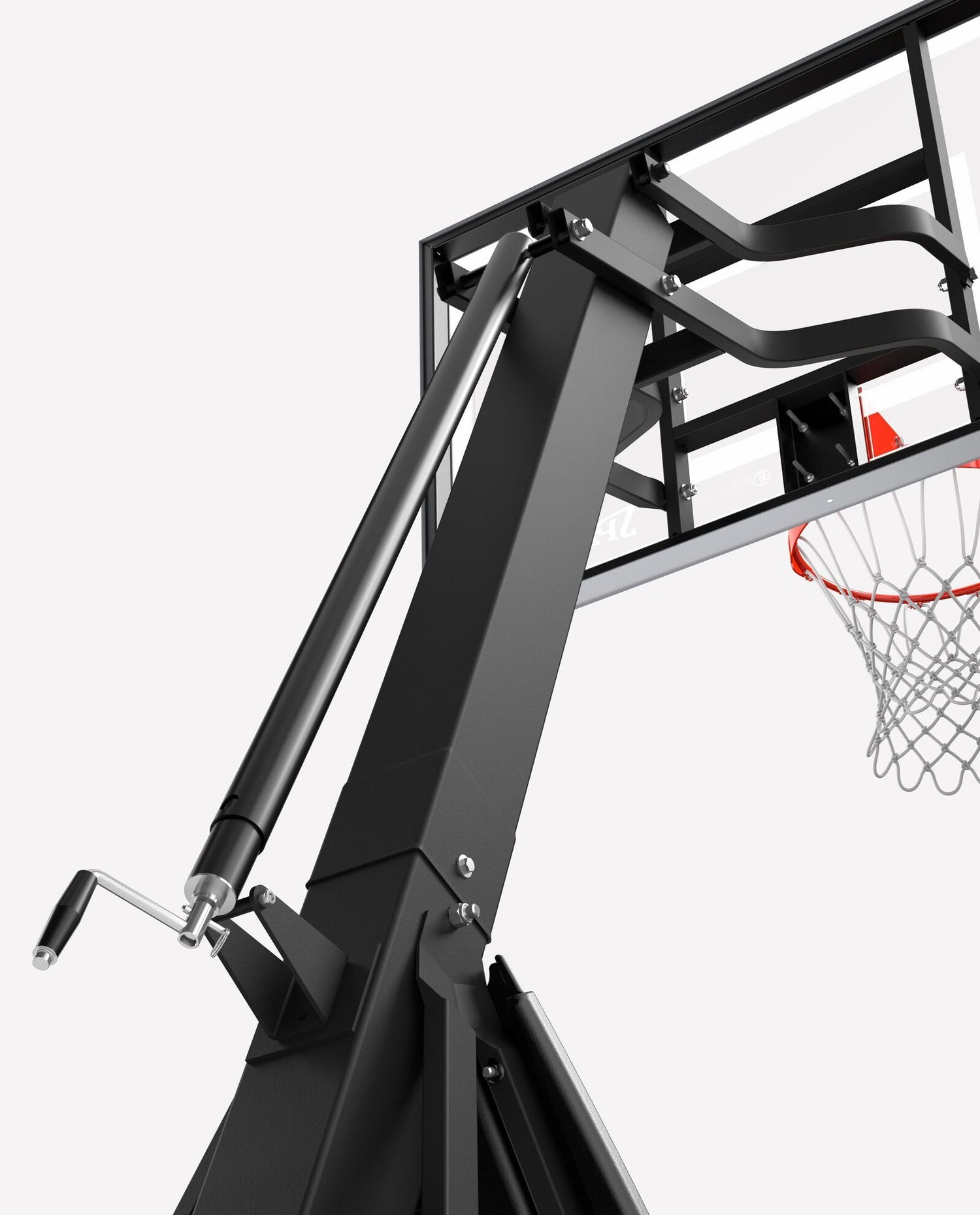 THE BEAST® PORTABLE BASKETBALL HOOP, 60” (Glass)