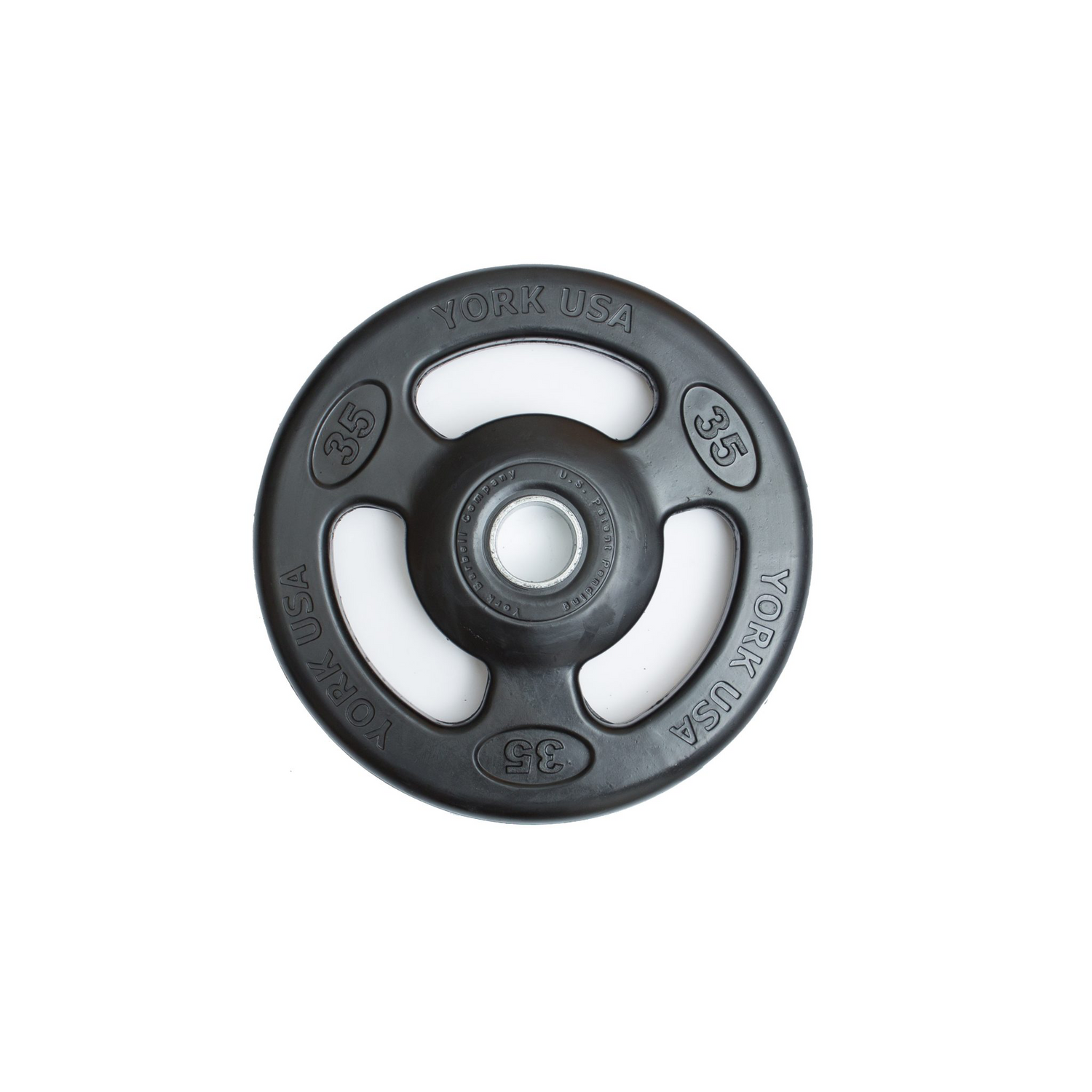 YORK 2” Iso-Grip Rubber Encased Steel Olympic Plate