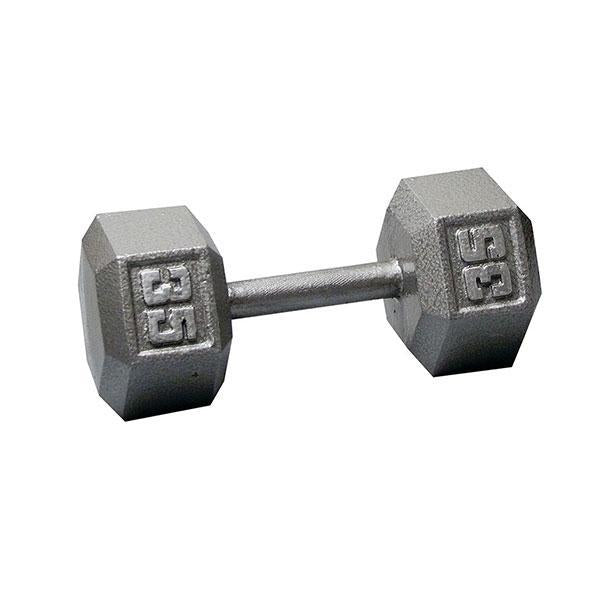 BodySolid Cast Iron Hex Dumbbell