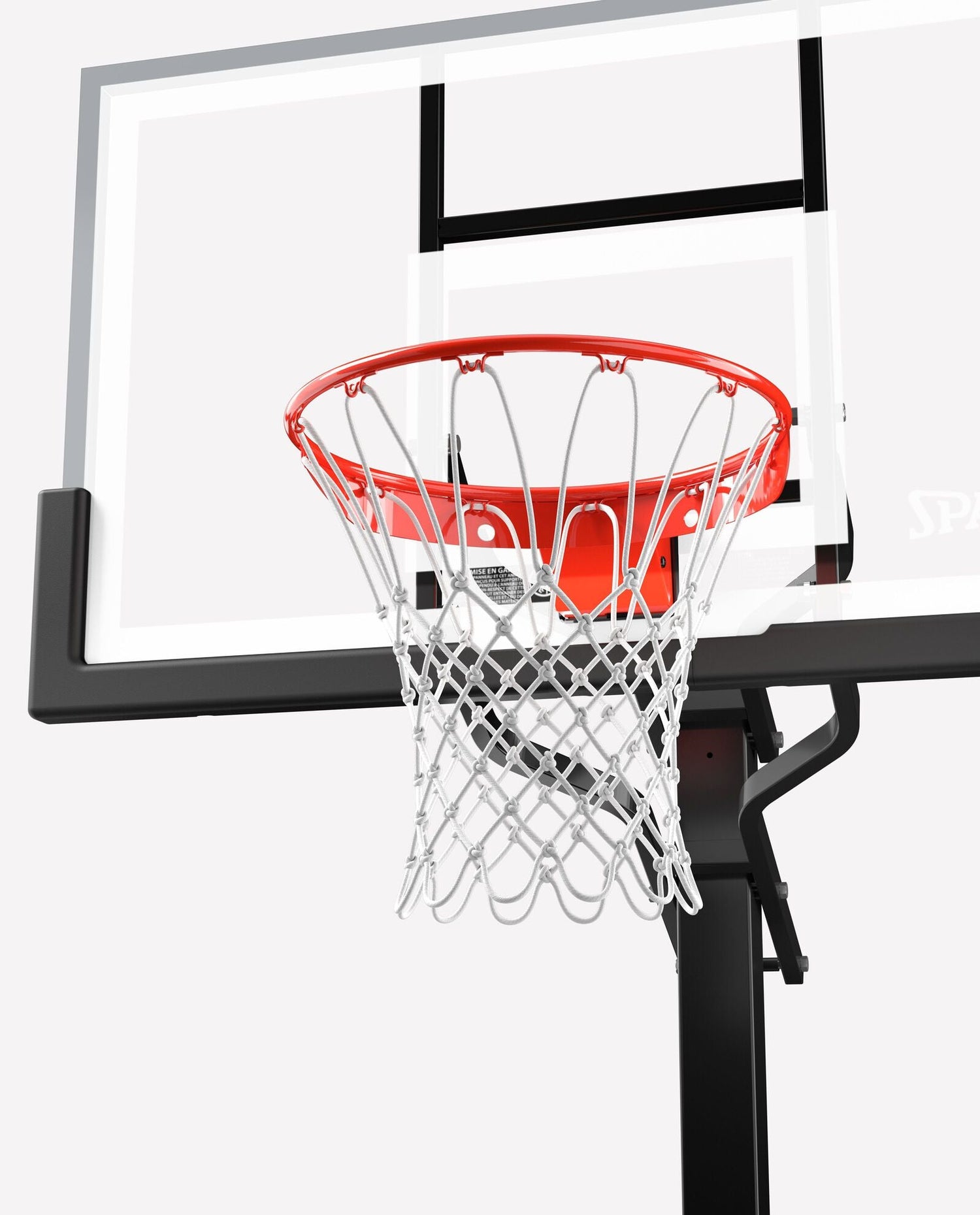 THE ULTIMATE HYBRID® Glass Portable Basketball Hoop