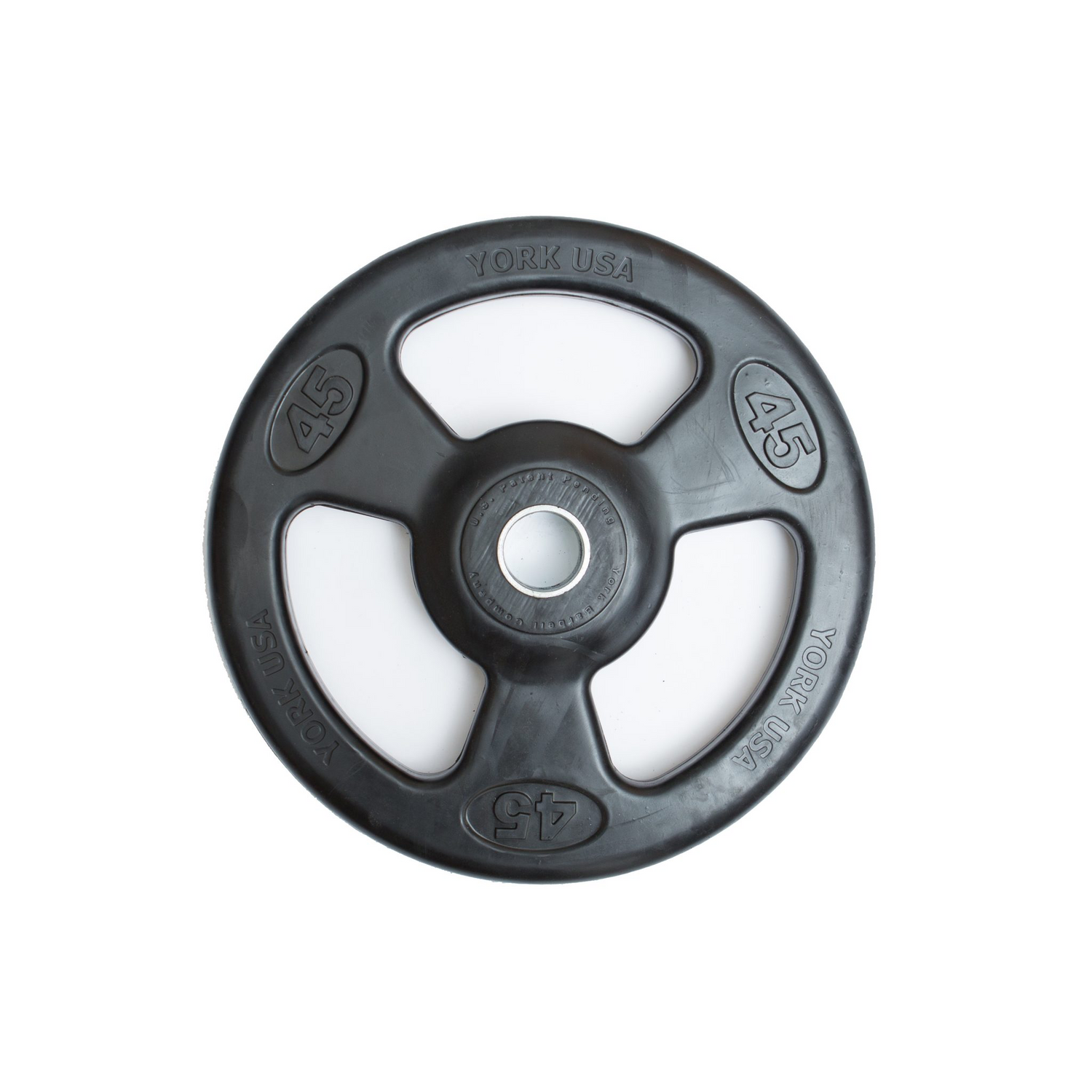 YORK 2” Iso-Grip Rubber Encased Steel Olympic Plate