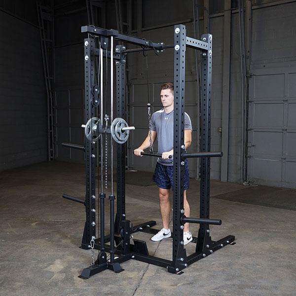 Body-Solid Pro ClubLine Half Rack Lat Attachment