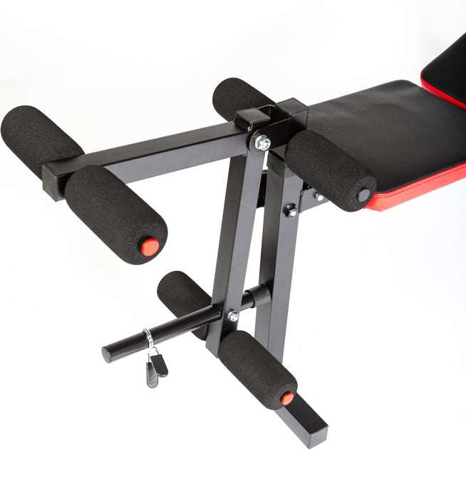 YORK Aspire Incline/Folding Bench with Leg Curl