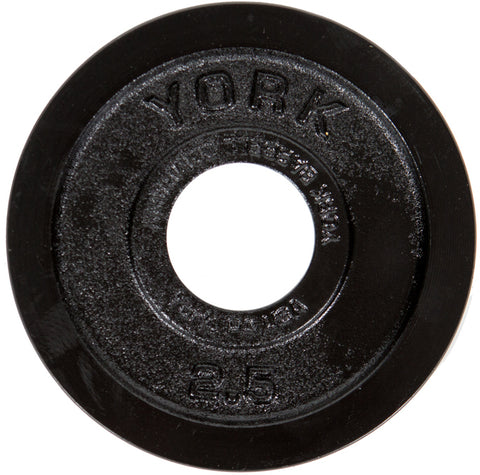 YORK Milled Cast Iron Olympic Plate