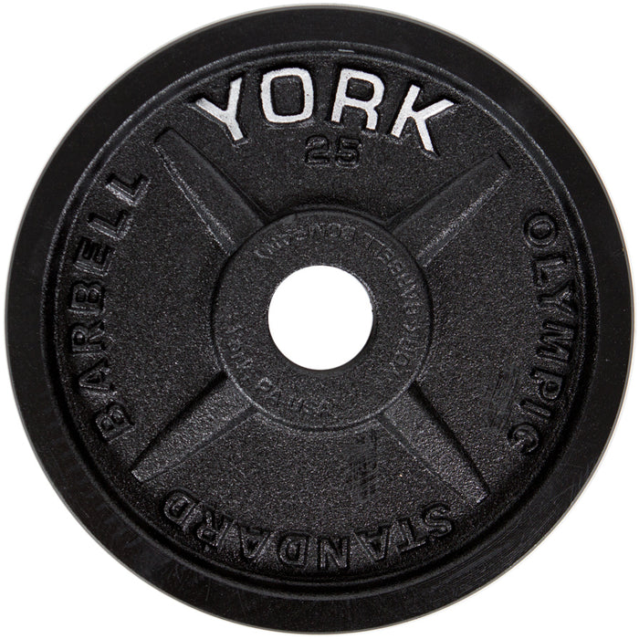 YORK Milled Cast Iron Olympic Plate