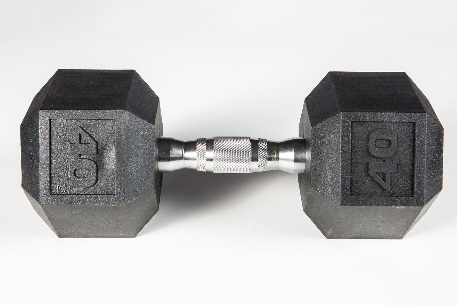 YORK PVC Hex Dumbbell, Chrome Ergo Handle