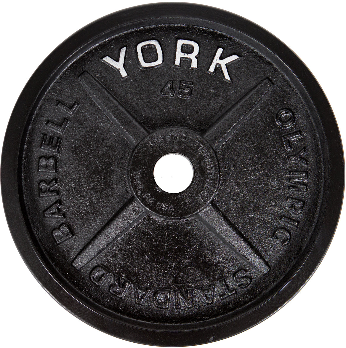 YORK Milled Cast Iron Olympic Plate