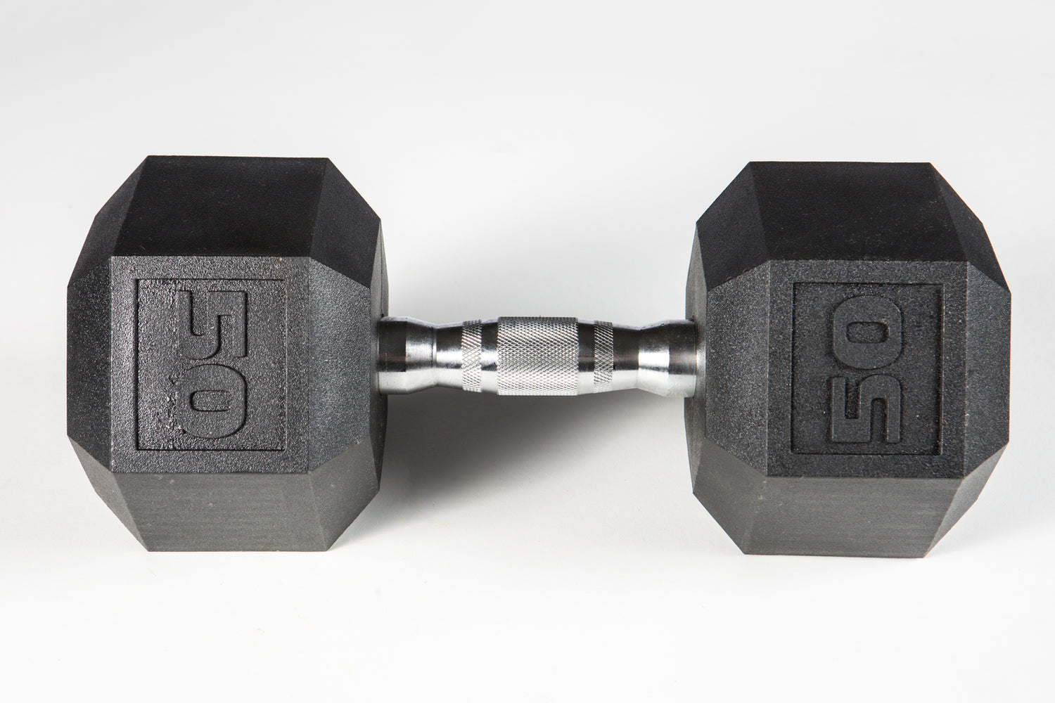 YORK PVC Hex Dumbbell, Chrome Ergo Handle