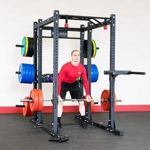 Body-Solid SPR1000 Commercial Power Rack Gym Package