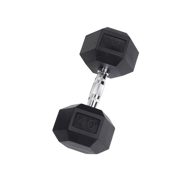 YORK Rubber Hex Dumbbell (35-125 lb.)