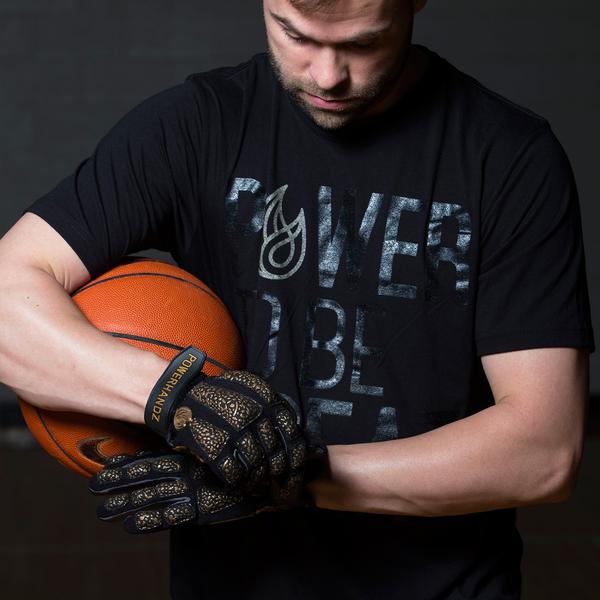 POWERHANDZ® Weighted/Anti-Grip Football Gloves