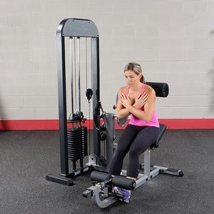 Body-Solid Pro Select Ab and Back Machine with 310 lb. Selectorized Weight Stack