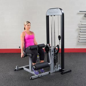 Body-Solid Pro Select Leg Extension Curl Machine with 210 lb. Selectorized Weight Stack