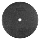 1″ Standard Flat Cast Iron Weight Plate