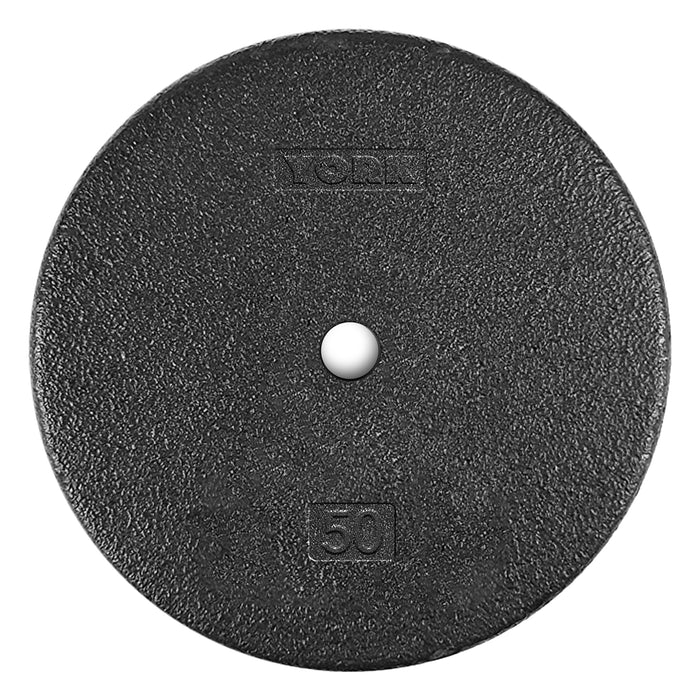1′′ Standard Flat Cast Iron Weight Plate - 50 lb.