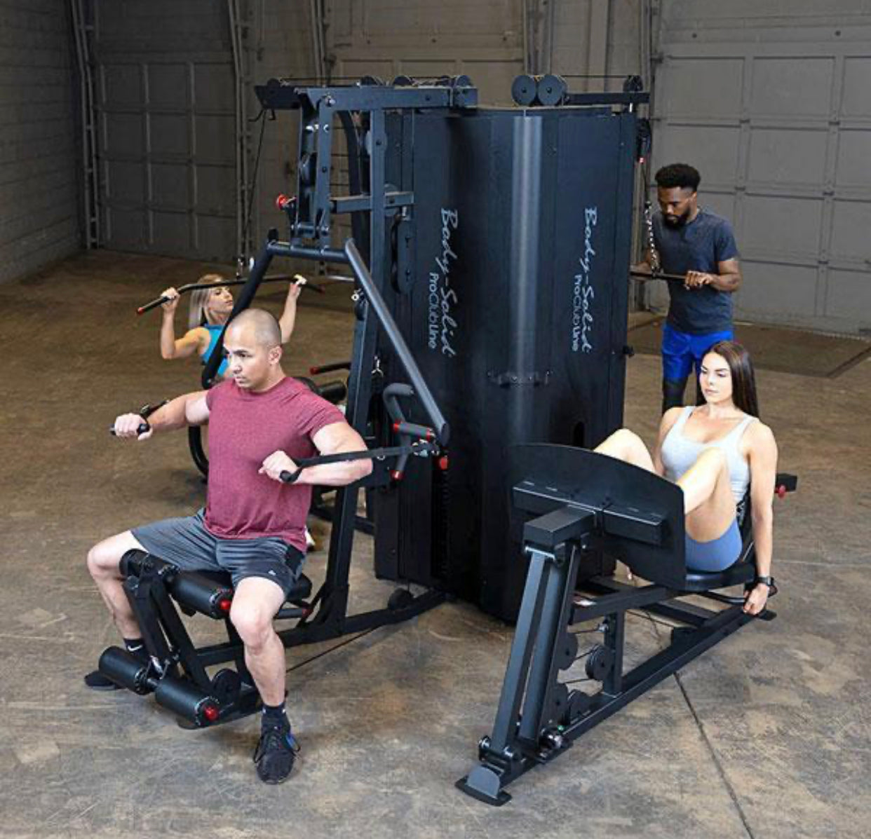 Body-Solid Pro Clubline S1000 Four-Stack Gym