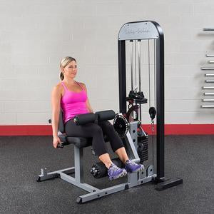 Body-Solid Pro Select Leg Extension Curl Machine with 210 lb. Selectorized Weight Stack