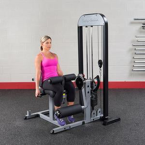Body-Solid Pro Select Leg Extension Curl Machine with 310 lb. Selectorized Weight Stack