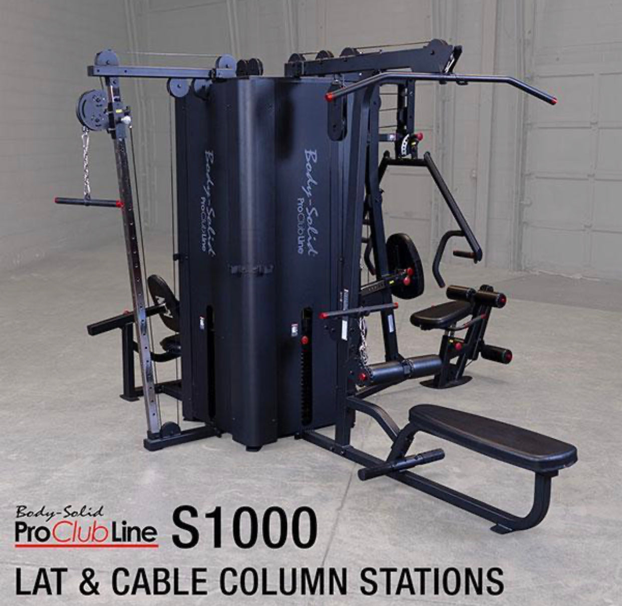 Body-Solid Pro Clubline S1000 Four-Stack Gym