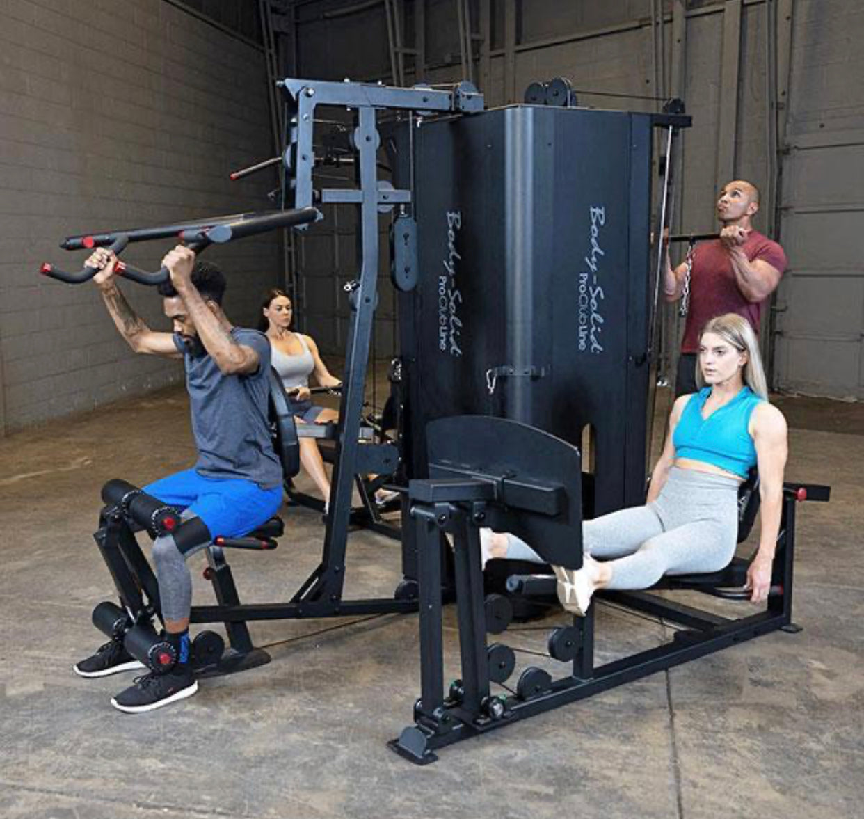 Body-Solid Pro Clubline S1000 Four-Stack Gym