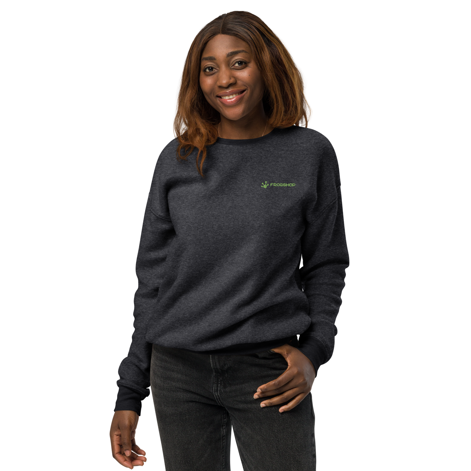 Unisex Sueded Fleece Sweatshirt